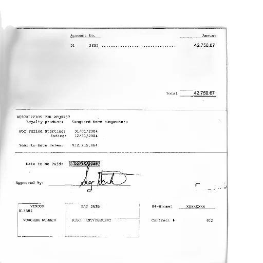 document, titled, vendor, roger, emerson, details, about, payment transparent PNG cut-out