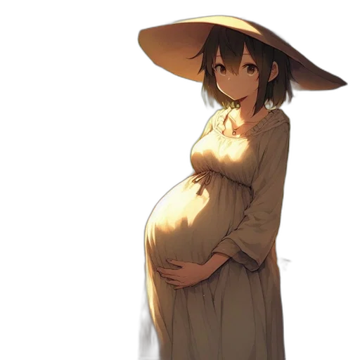 hat, dress, creature, dragon, concept art, anime, photorealistic, pixel art transparent PNG cut-out
