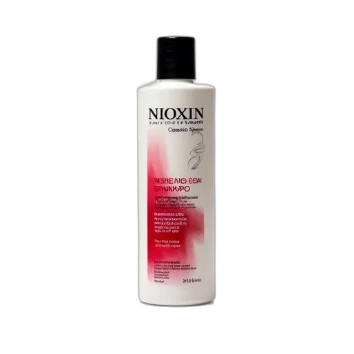 bottle, nioxin, 3-part, system, shampoo, displayed, against, white transparent PNG cut-out