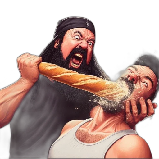 food, weapon, sword, hair, comic book art, concept art, photorealistic, fantasy art transparent PNG cut-out