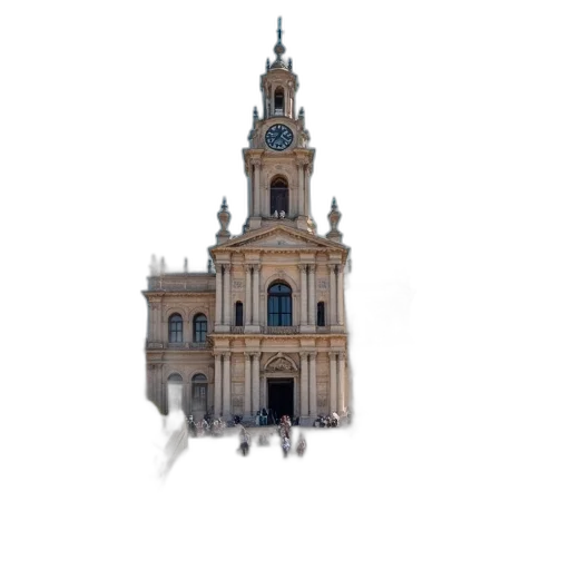 building, crown, dress, staff, 3d render, photorealistic, concept art, pixel art transparent PNG cut-out