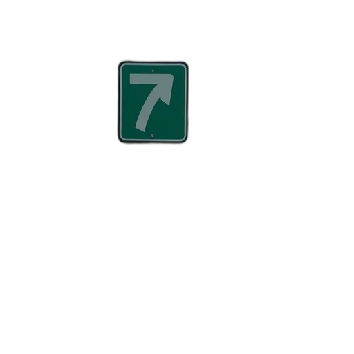 3d render, green, earth tones, road transparent PNG cut-out