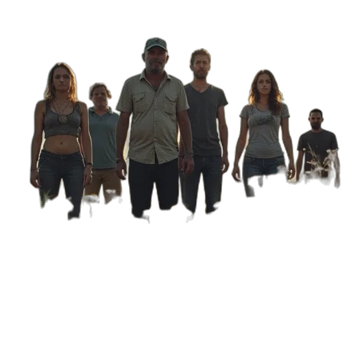 concept art, 3d render, pixel art, comic book art, walking, dead, character, portrait transparent PNG cut-out