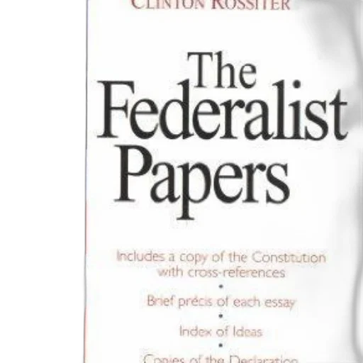 federalist, papers, book, cover, featuring, patriotic, design, american transparent PNG cut-out
