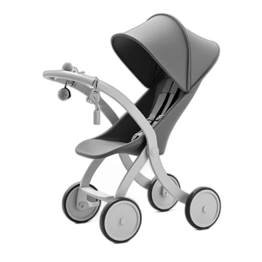 furniture, robot, 3d render, photorealistic, concept art, modern, white, baby transparent PNG cut-out
