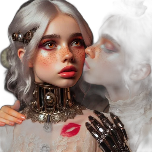 mask, face, jewelry, robot, fantasy art, photorealistic, concept art, cyberpunk transparent PNG cut-out