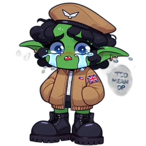 jacket, staff, creature, concept art, pixel art, cartoon, fantasy art, animated transparent PNG cut-out