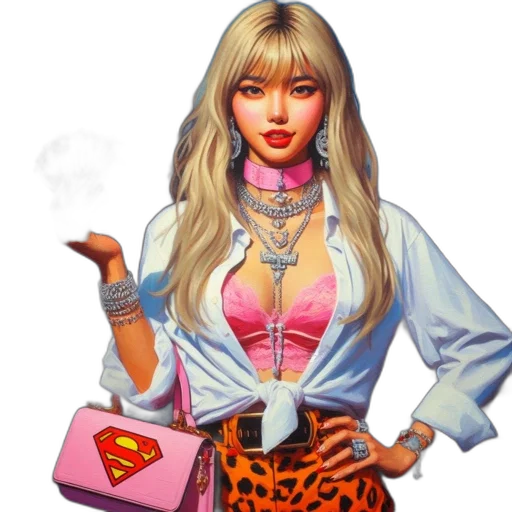 jewelry, comic book art, fantasy art, concept art, cartoon, young, woman, blonde transparent PNG cut-out