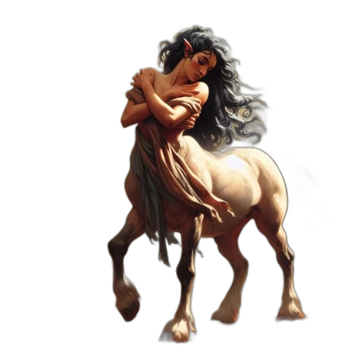 animal, creature, photorealistic, fantasy art, concept art, oil painting, dense, forest transparent PNG cut-out