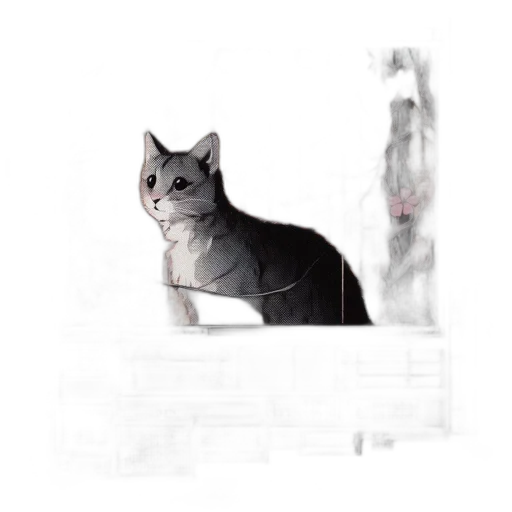animal, creature, staff, robot, photorealistic, concept art, 3d render, pixel art transparent PNG cut-out