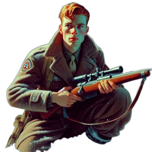 weapon, jacket, staff, sword, concept art, comic book art, pixel art, photorealistic transparent PNG cut-out