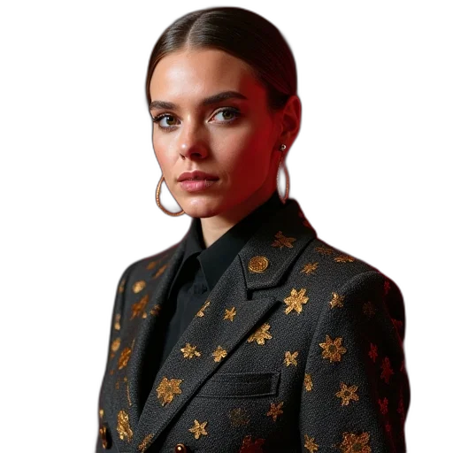 jacket, jewelry, dress, crown transparent PNG cut-out