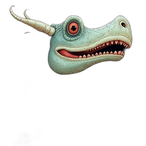 creature, dragon, animal, staff, concept art, 3d render, photorealistic, watercolor transparent PNG cut-out
