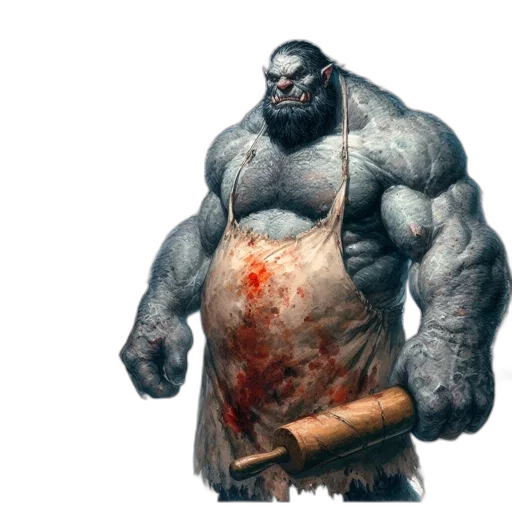 animal, food, creature, staff, concept art, fantasy art, photorealistic, comic book art transparent PNG cut-out