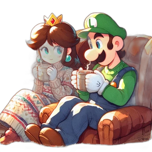 furniture, crown, hat, watercolor, pixel art, concept art, anime, snow transparent PNG cut-out