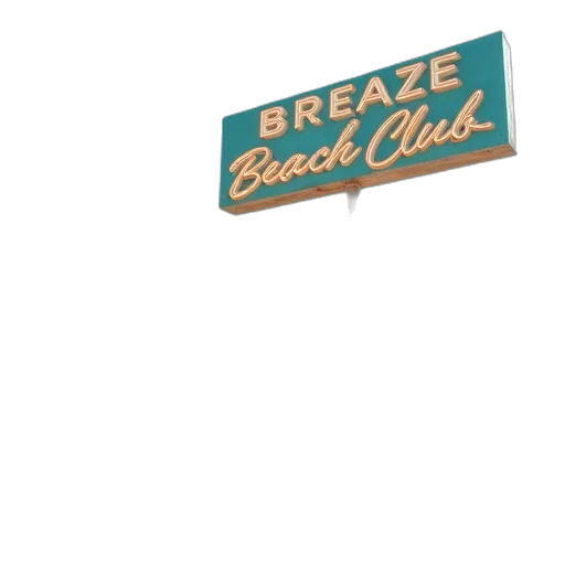 jacket, building, staff, 3d render, neon lights, beach, breeze, club transparent PNG cut-out
