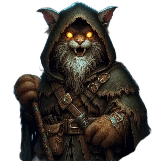 staff, mask, face, creature, fantasy art, concept art, comic book art, pixel art transparent PNG cut-out
