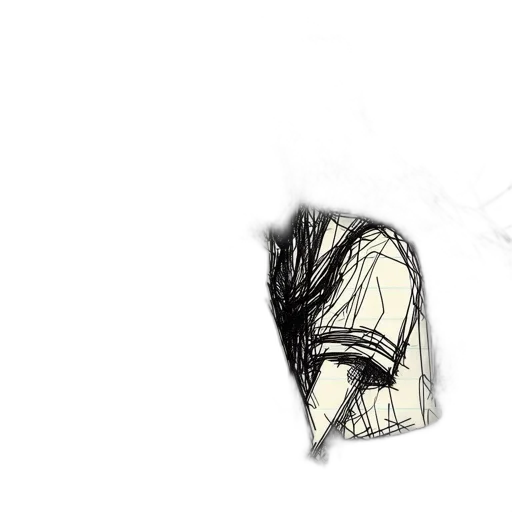 mask, face, hair, jacket, comic book art, concept art, photorealistic, anime transparent PNG cut-out