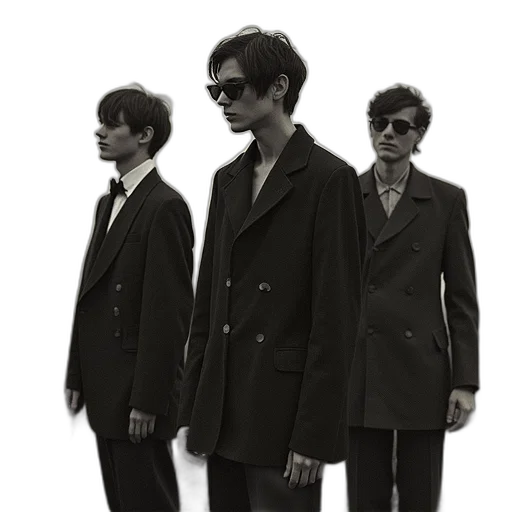 jacket, monochrome, verves, photographed transparent PNG cut-out