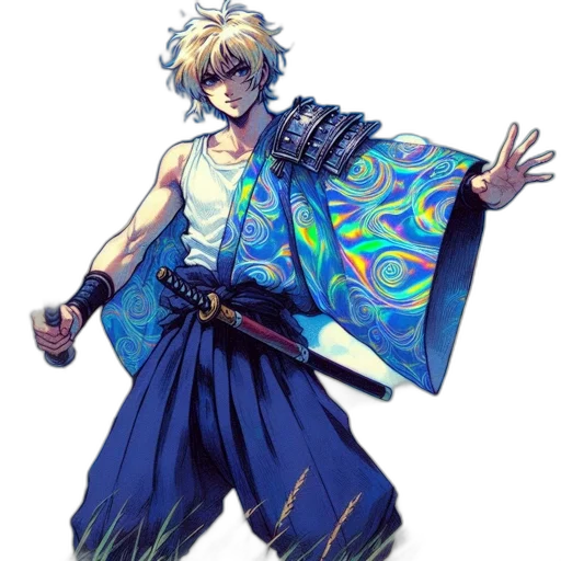 staff, sword, weapon, concept art, pixel art, anime, fantasy art, blue transparent PNG cut-out