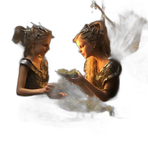 dragon, jewelry, fantasy art, concept art, photorealistic, 3d render, forest, underwater transparent PNG cut-out