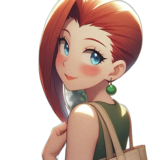 jewelry, dress, staff, face, cartoon, concept art, fantasy art, anime transparent PNG cut-out