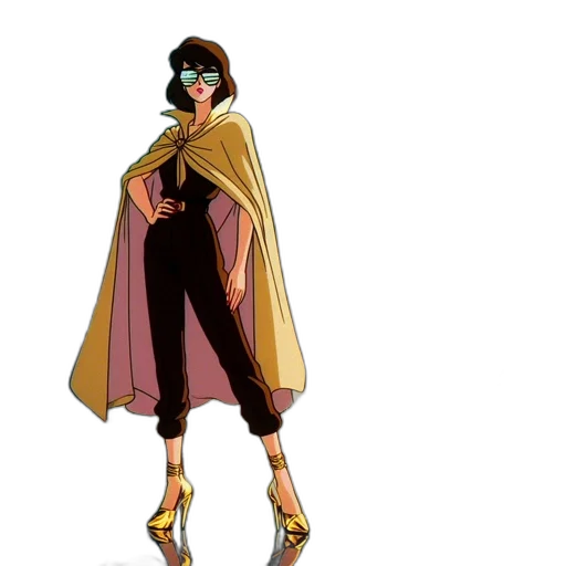 dress, concept art, comic book art, cartoon, fantasy art, earth tones, golden, dark transparent PNG cut-out