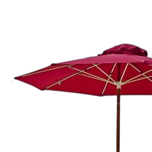 umbrella, hat, staff, crown, 3d render, photorealistic, rain, red transparent PNG cut-out