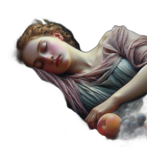 food, dress, photorealistic, oil painting, fantasy art, concept art, night, outer space transparent PNG cut-out