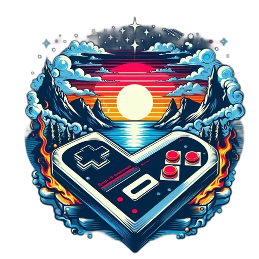 jacket, pixel art, concept art, fantasy art, vaporwave, blue, colorful, gaming transparent PNG cut-out