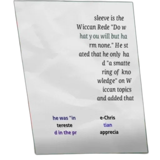 text-based, image, white, background, contains, quote, about, wiccan transparent PNG cut-out