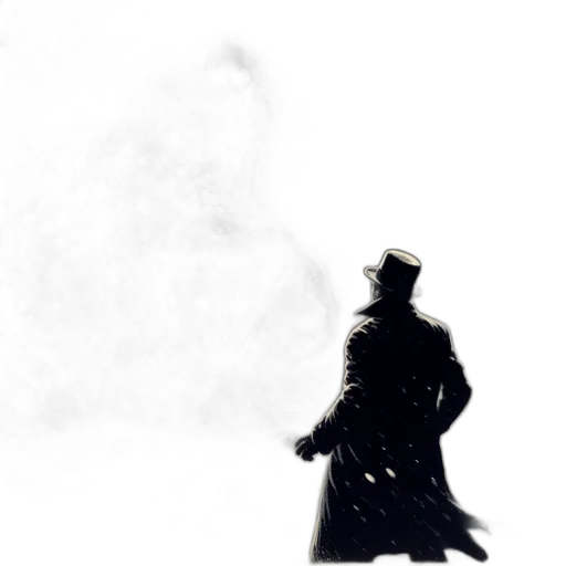 mask, hat, sword, jacket, concept art, comic book art, fantasy art, photorealistic transparent PNG cut-out