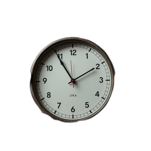3d render, photorealistic, recurring, tasks, jira, man, holding, clock transparent PNG cut-out