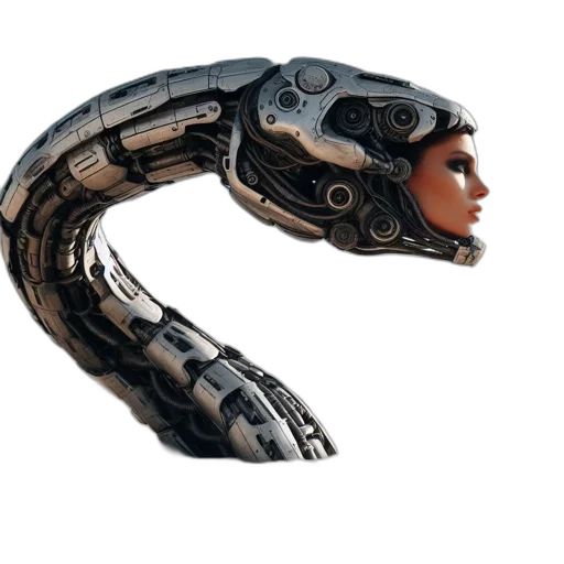 robot, animal, mask, creature, 3d render, concept art, cyberpunk, photorealistic transparent PNG cut-out