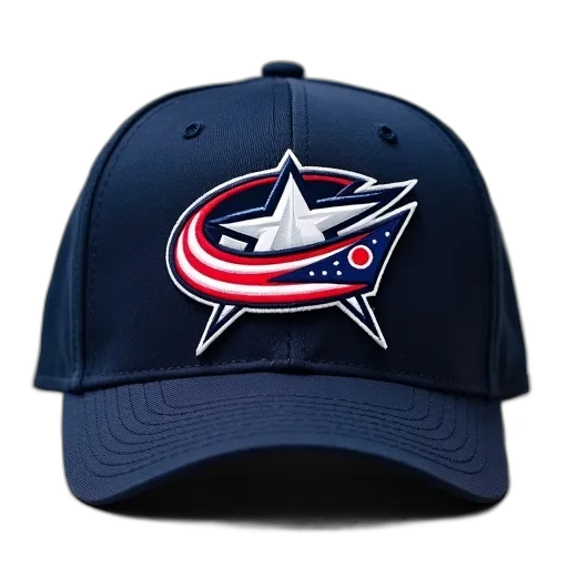 hat, nhl, columbus, blue, jackets, navy, structured, dad transparent PNG cut-out