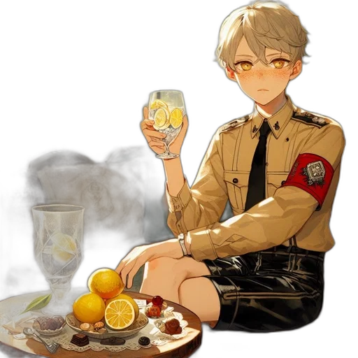 food, pixel art, concept art, anime, oil painting, golden, earth tones, monochrome transparent PNG cut-out