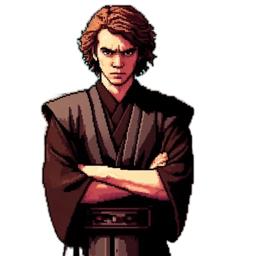 staff, face, weapon, pixel art, concept art, comic book art, cartoon, pixel transparent PNG cut-out