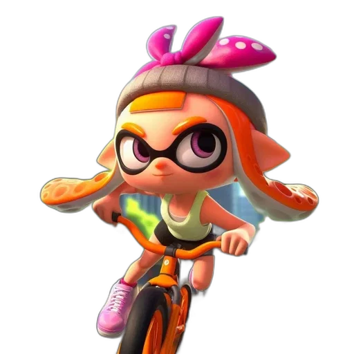 weapon, hat, jacket, dress, concept art, 3d render, cartoon, neon transparent PNG cut-out