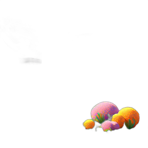 creature, animal, weapon, dragon, pixel art, concept art, 3d render, vaporwave transparent PNG cut-out