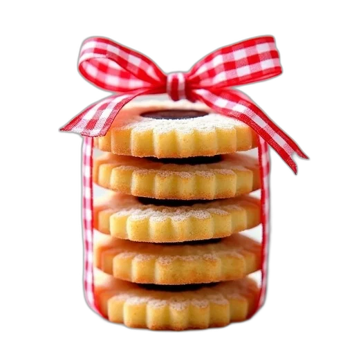 food, crown, stack, three, pineapple, cookies, red, white transparent PNG cut-out