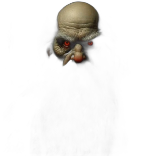 mask, face, creature, staff, concept art, photorealistic, 3d render, pixel art transparent PNG cut-out