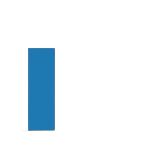 blue, bar, chart, two transparent PNG cut-out