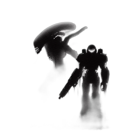 robot, weapon, creature, animal, concept art, 3d render, pixel art, comic book art transparent PNG cut-out