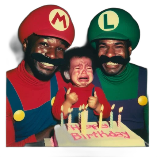 mask, hat, face, polaroid, photo, captures, birthday, scene transparent PNG cut-out