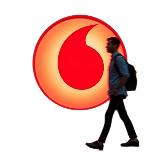 staff, red, man, walks transparent PNG cut-out