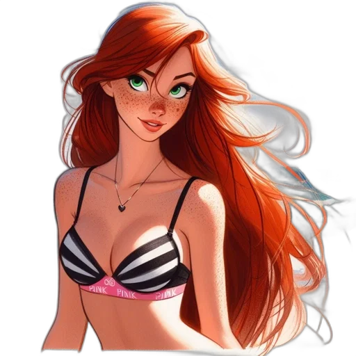 dress, fantasy art, cartoon, concept art, anime, neon, red, colorful transparent PNG cut-out
