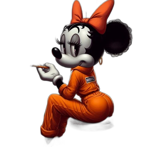 staff, animal, cartoon, concept art, comic book art, fantasy art, minnie, mouse transparent PNG cut-out