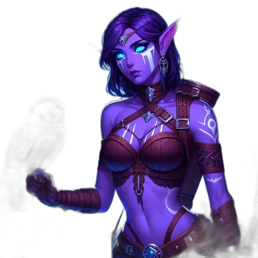 staff, fantasy art, concept art, cyberpunk, pixel art, dark, blue, magical transparent PNG cut-out