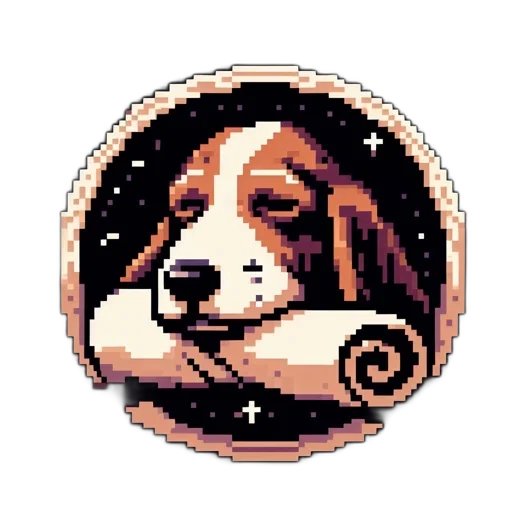 staff, face, animal, creature, pixel art, concept art, cartoon, anime transparent PNG cut-out