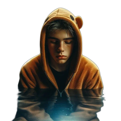 jacket, creature, mask, face, concept art, photorealistic, pixel art, comic book art transparent PNG cut-out